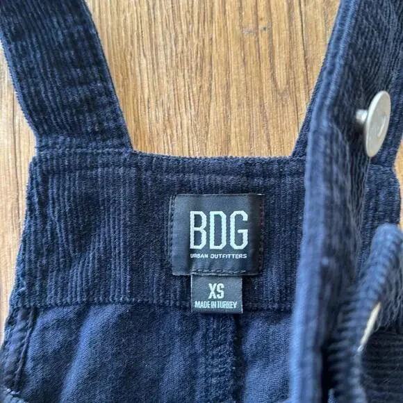 BDG Corduroy Button Front Overall Skirt - Picture 3 of 9